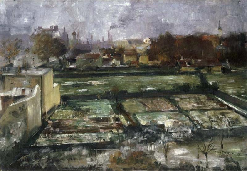 Lovis Corinth View from the Studio oil painting picture